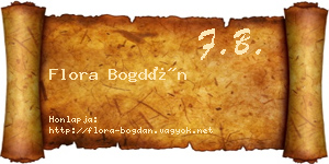 Flora Bogdán névjegykártya